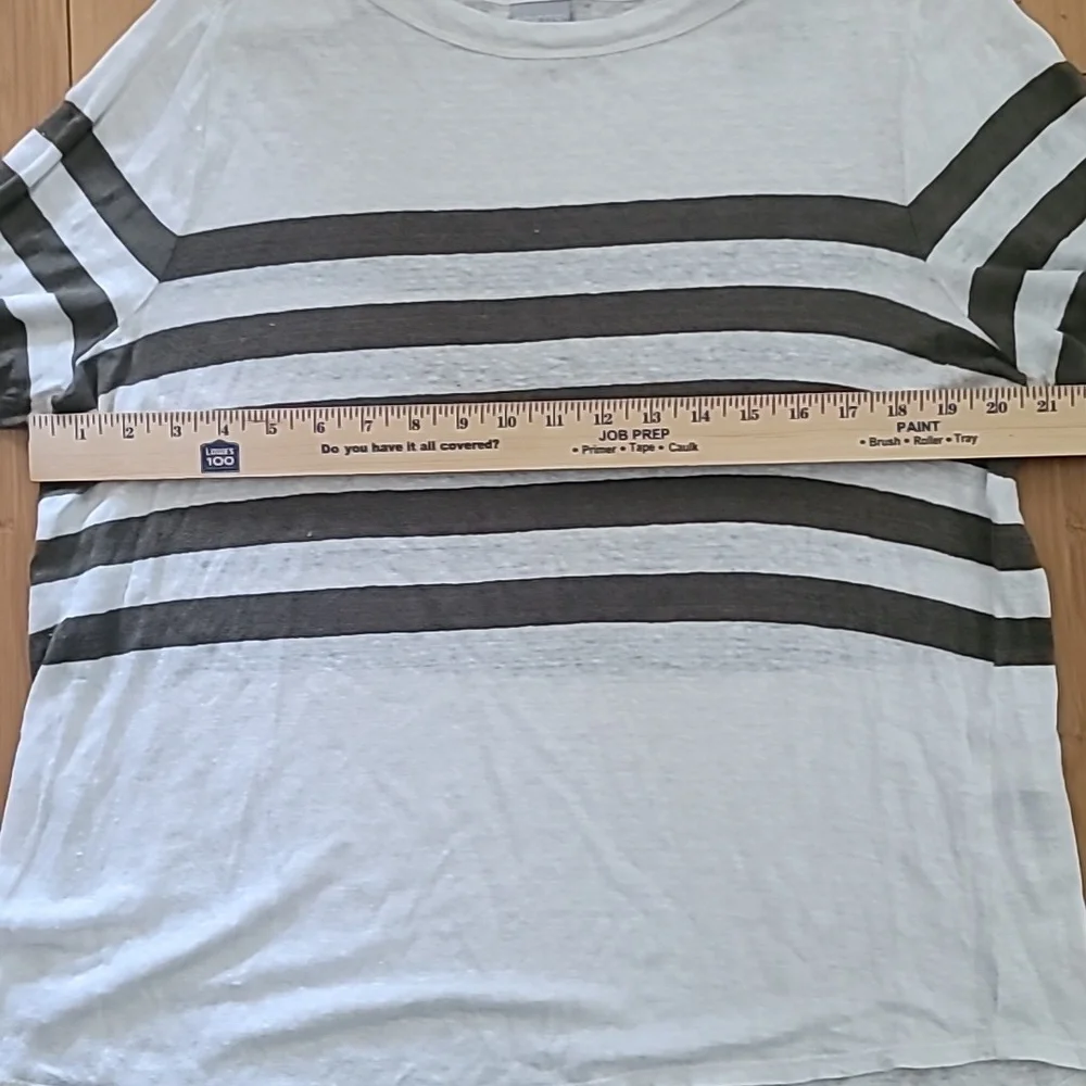 Chico's Boatneck  100% Linen Women Pullover Top XL - Picture 7 of 10